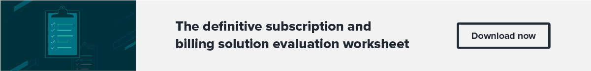 The definitive subscription and billing solution evaluation worksheet CTA image