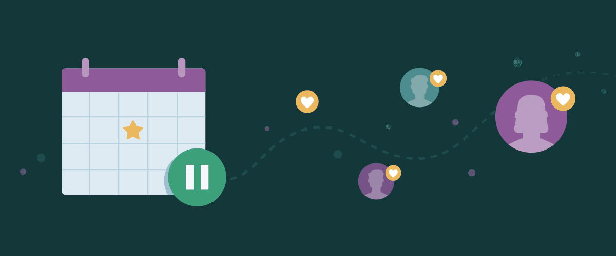 Pausing subscription graphic