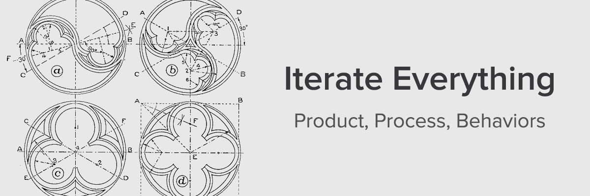 Iterate Everything quote
