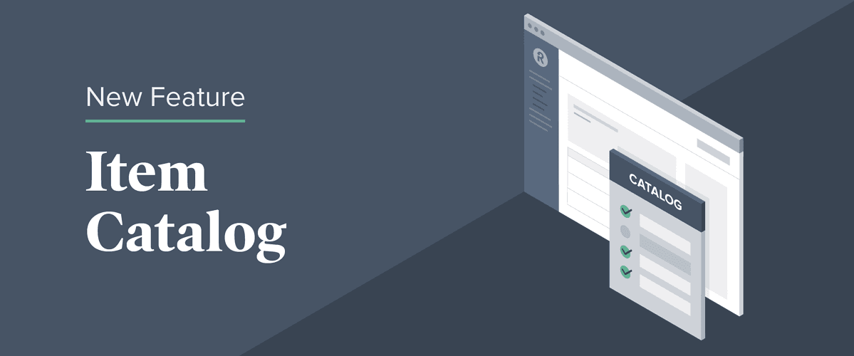 Item Catalog new feature banner