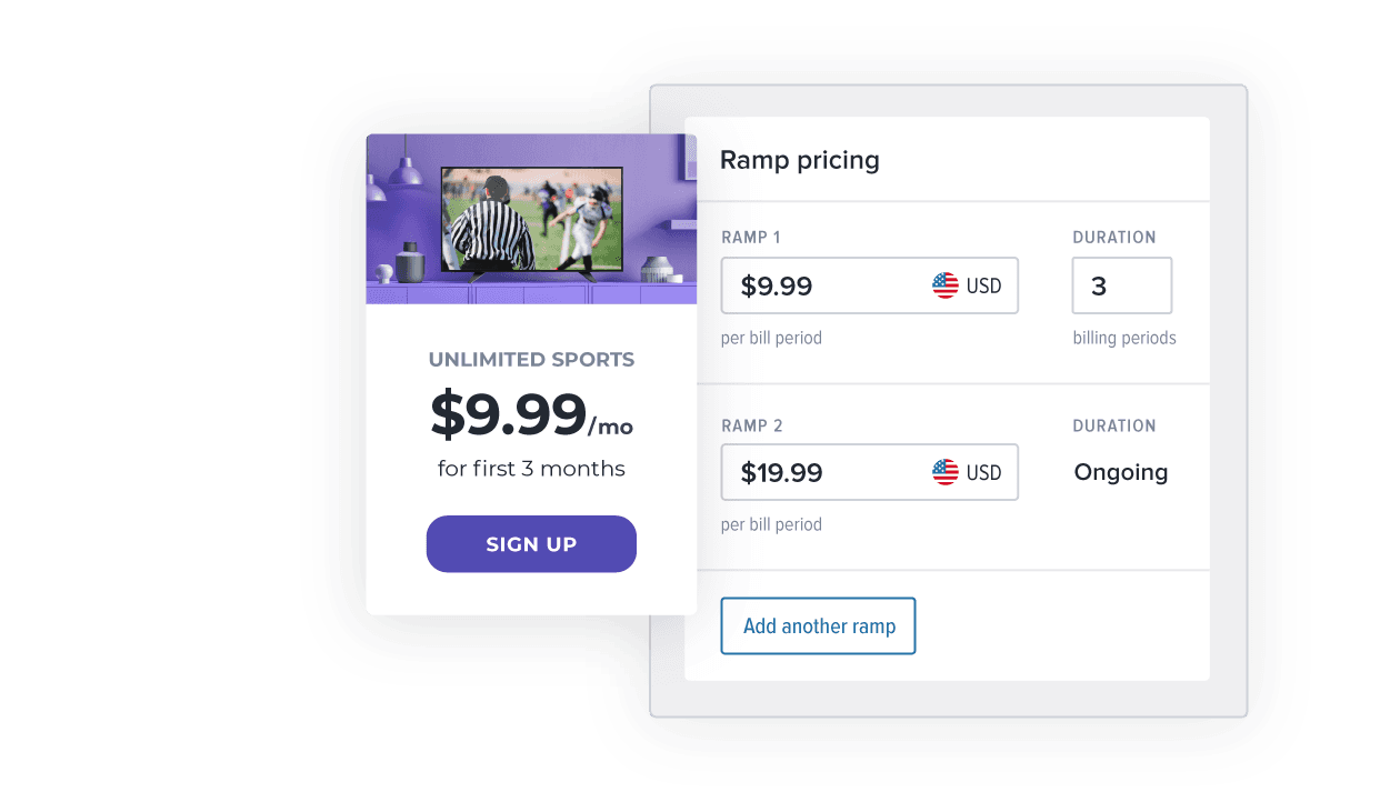 Recurly's new Ramp Pricing