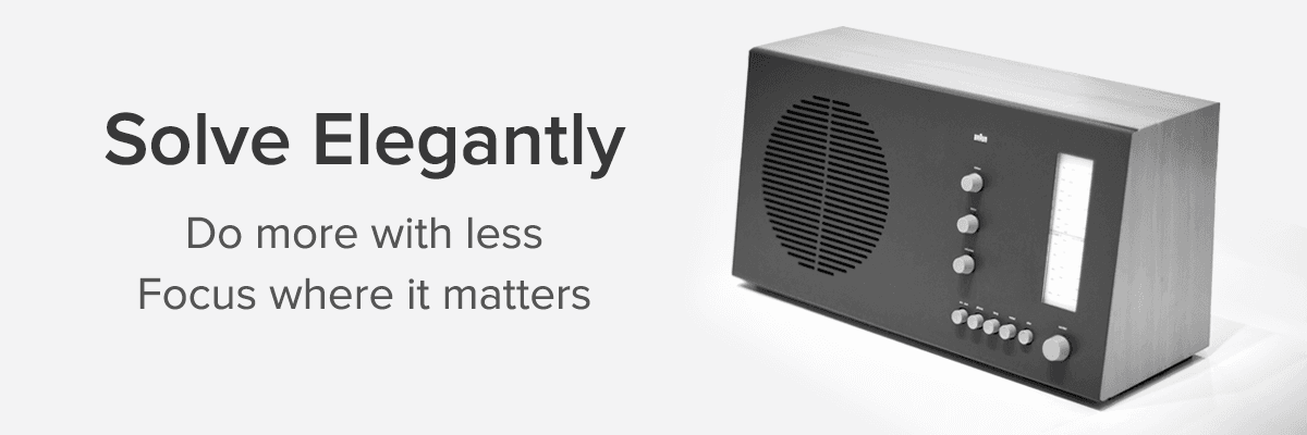 Solve Elegantly quote