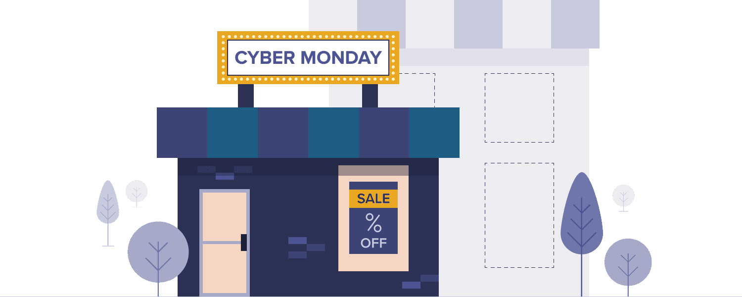 Cyber Monday sale store