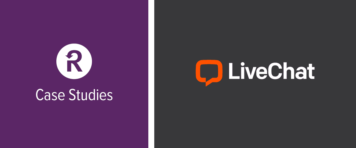 LiveChat Recurly case studies banner