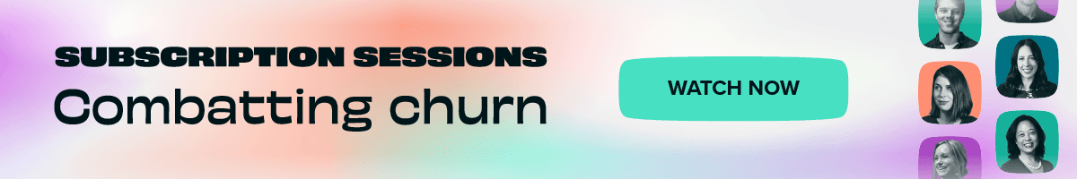 In-line CTA: Subscription Sessions: Combatting churn registration CTA