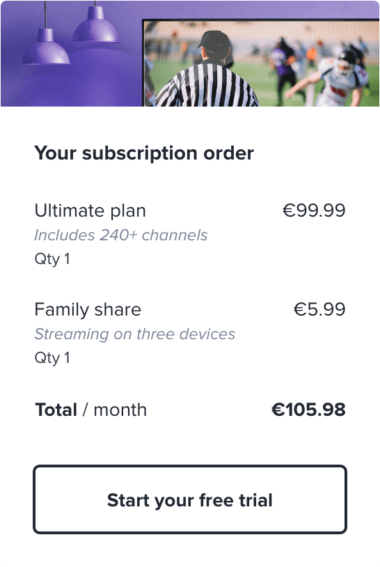 Subscription order